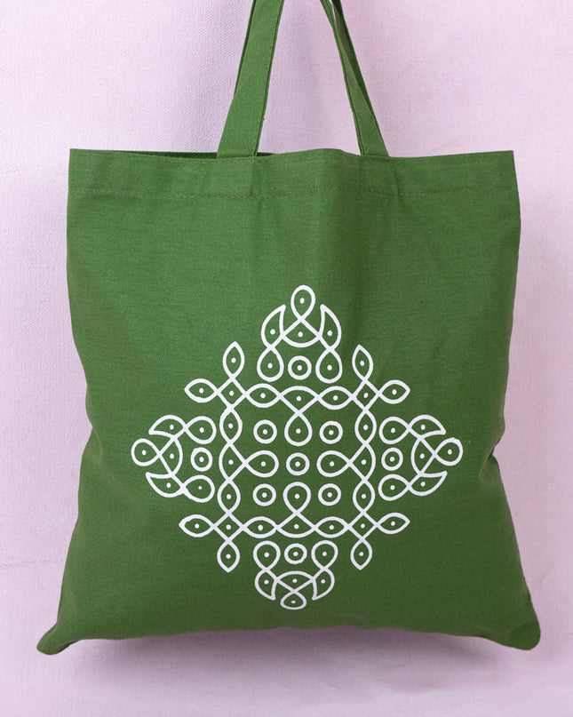 Rangoli Printed Cloth Bag - WBG1140