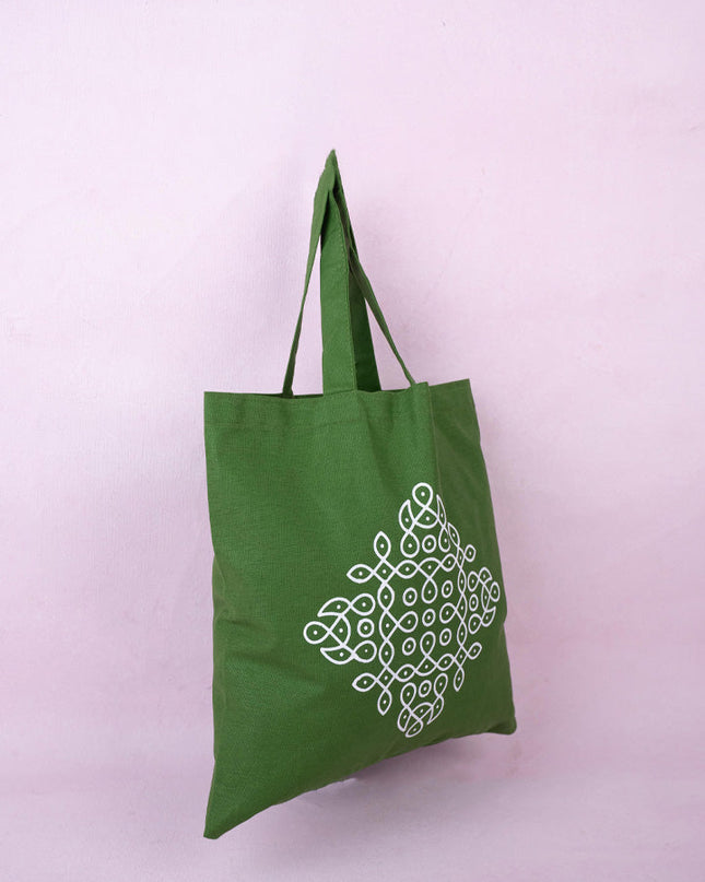 Rangoli Printed Cloth Bag - WBG1140