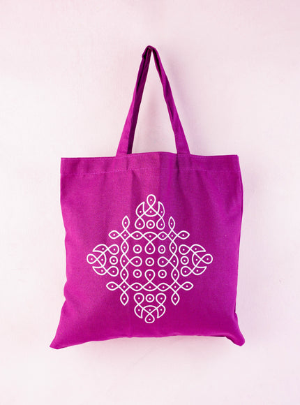 Rangoli Printed Cloth Bag - WBG1140