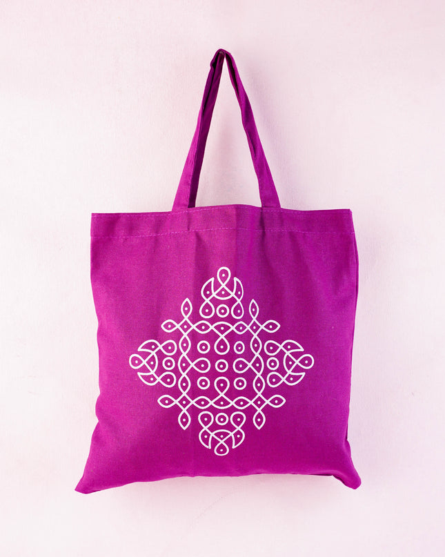 Rangoli Printed Cloth Bag - WBG1140
