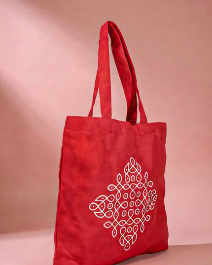 Rangoli Printed Cloth Bag - WBG1140