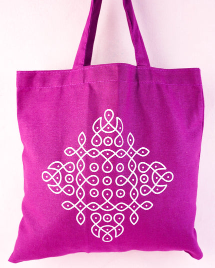 Rangoli Printed Cloth Bag - WBG1140