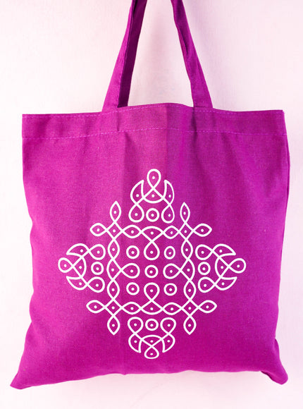 Rangoli Printed Cloth Bag - WBG1140