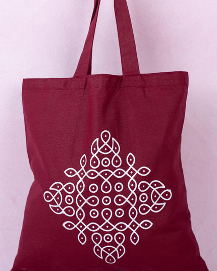 Rangoli Printed Cloth Bag - WBG1140