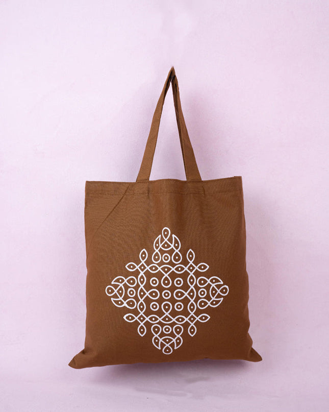 Rangoli Printed Cloth Bag - WBG1140