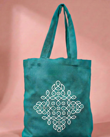 Rangoli Printed Cloth Bag - WBG1140