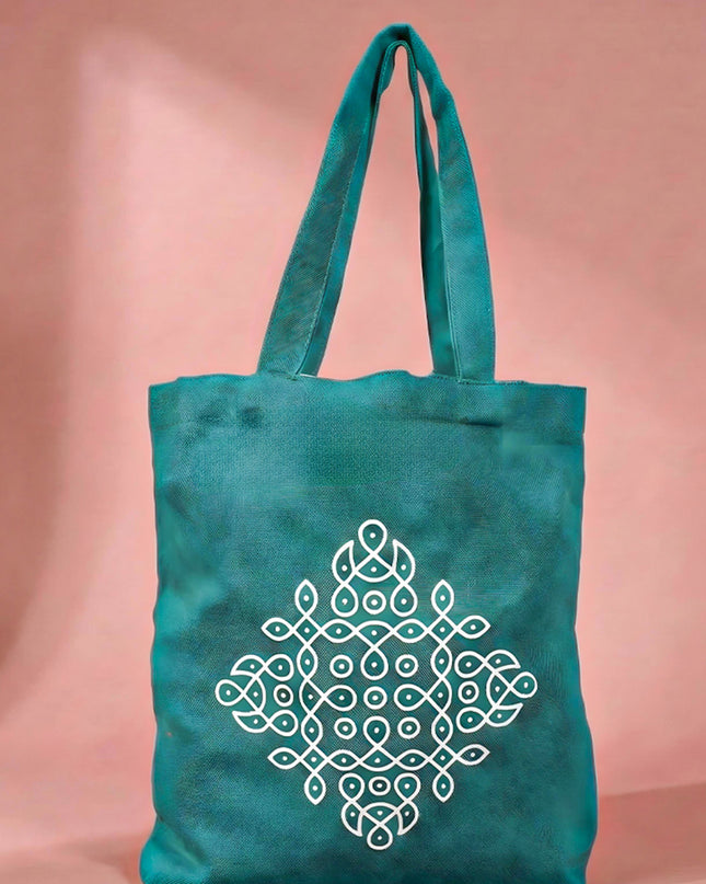 Rangoli Printed Cloth Bag - WBG1140