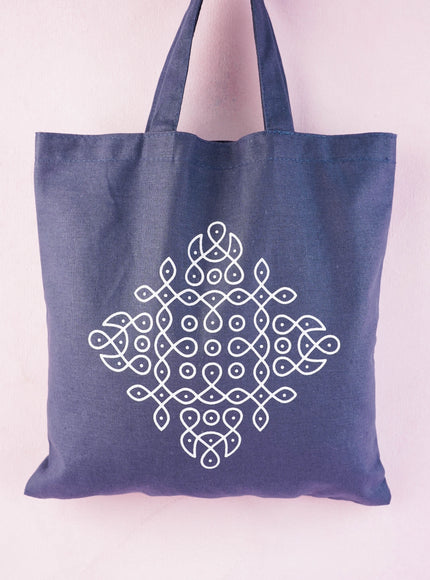 Rangoli Printed Cloth Bag - WBG1140