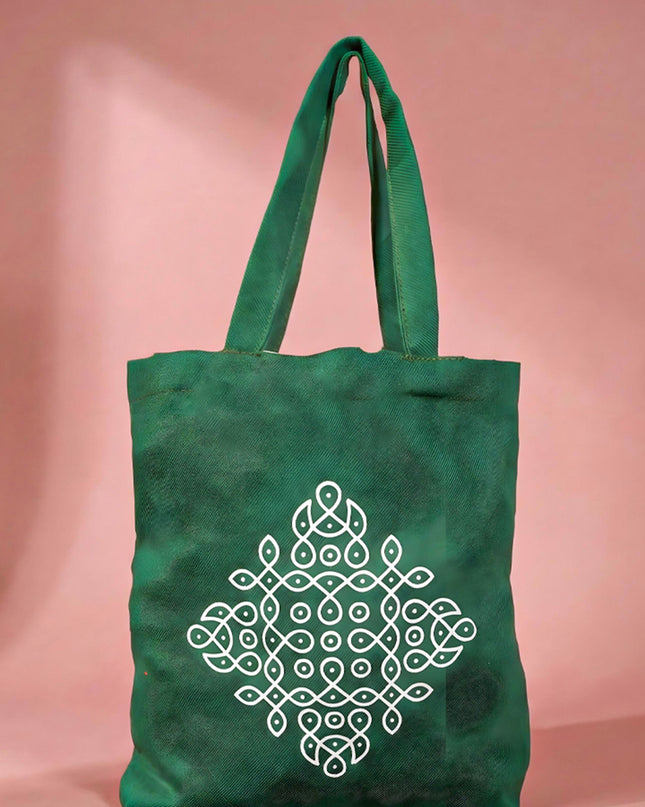 Rangoli Printed Cloth Bag - WBG1140