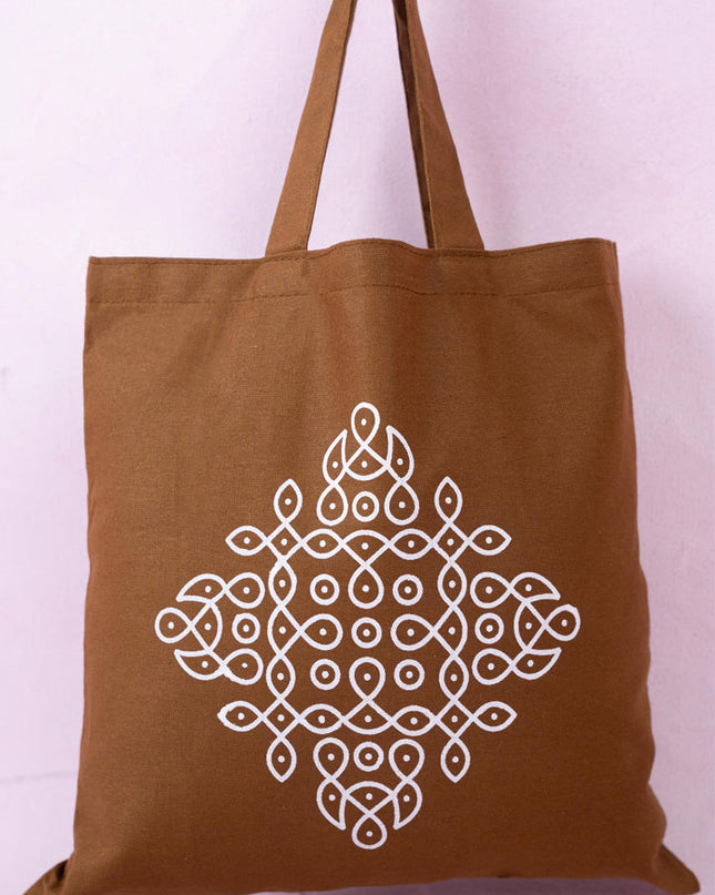 Rangoli Printed Cloth Bag - WBG1140