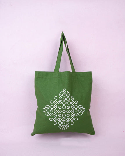 Rangoli Printed Cloth Bag - WBG1140