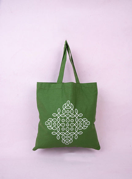 Rangoli Printed Cloth Bag - WBG1140