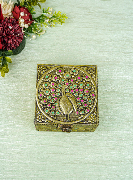 Jewel Box with Peacock Design - WBG1270