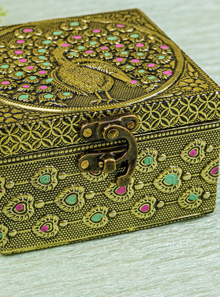 Jewel Box with Peacock Design - WBG1270
