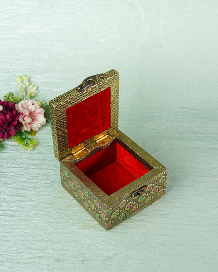 Jewel Box with Peacock Design - WBG1270