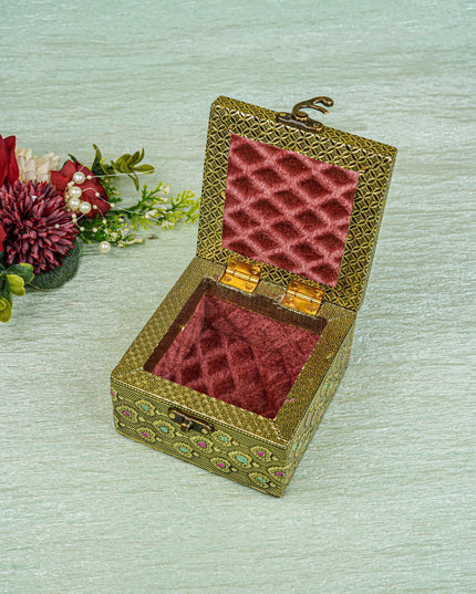 Jewel Box with Peacock Design - WBG1270