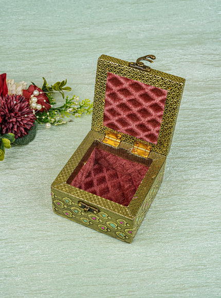 Jewel Box with Peacock Design - WBG1270