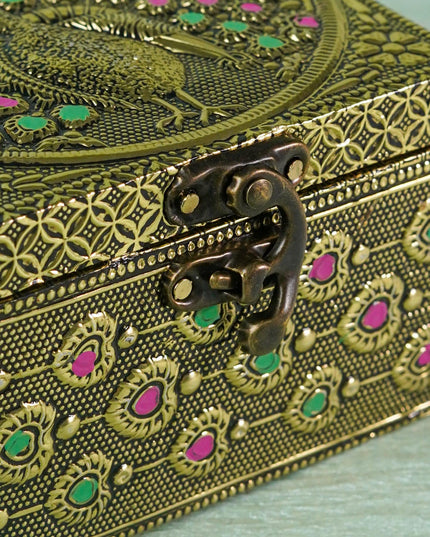 Jewel Box with Peacock Design - WBG1270