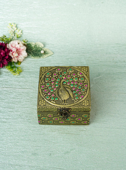Jewel Box with Peacock Design - WBG1270