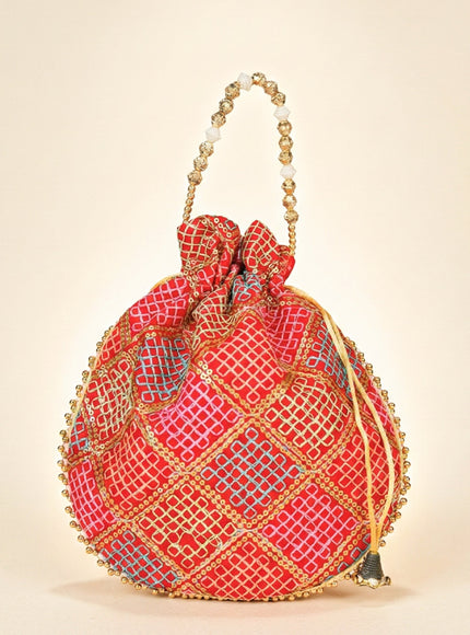 Multi Color - Potli Bags - WBG1433