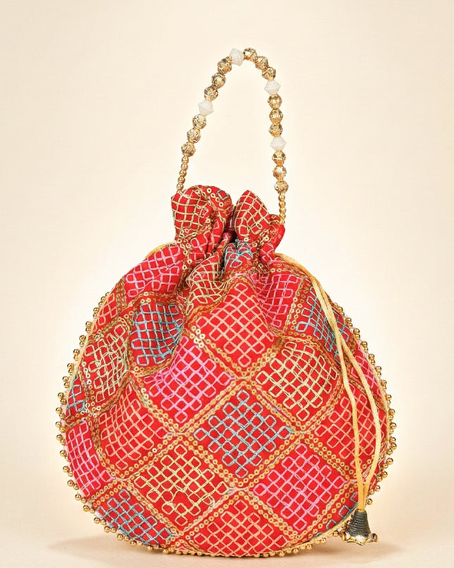 Multi Color - Potli Bags - WBG1433
