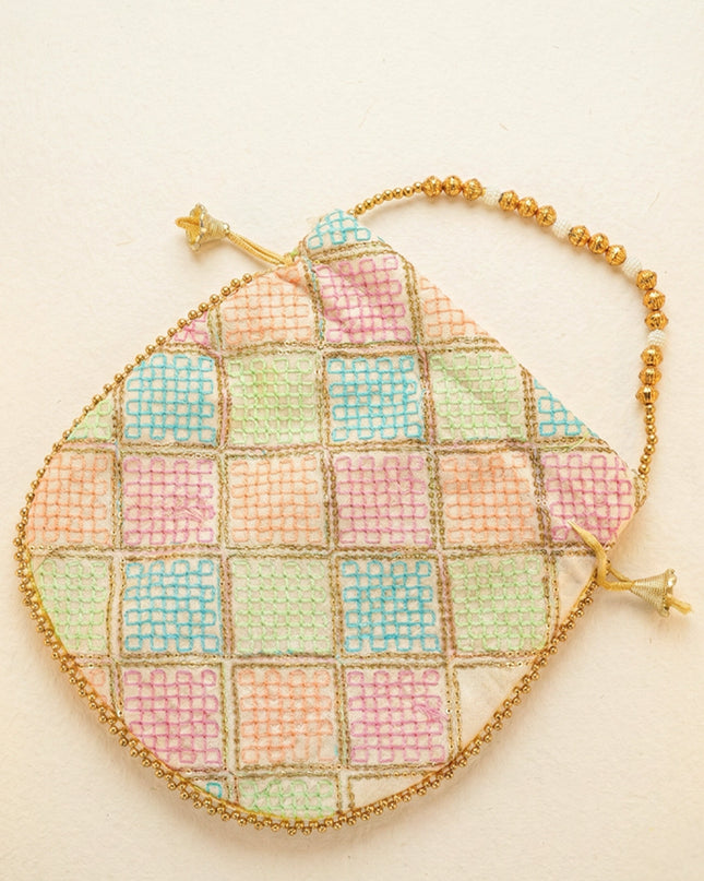 Multi Color - Potli Bags - WBG1433
