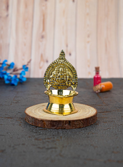 Brass Gajalakshmi Kamakshi Diya - WBG1441