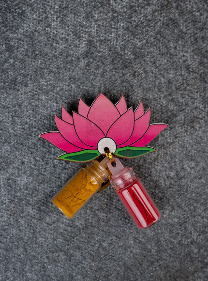 Lotus Haldi Kumkum Set - WBG1713
