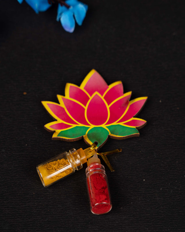 Lotus Haldi Kumkum Set - WBG1713