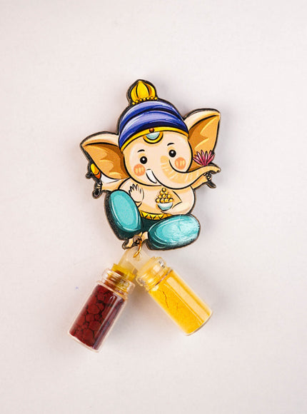 Ganesha Haldi Kumkum Set - WBG1717