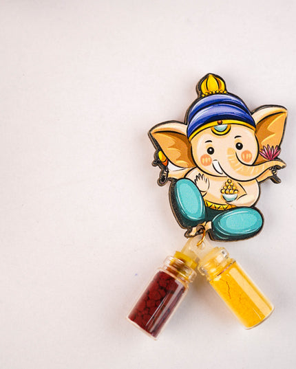 Ganesha Haldi Kumkum Set - WBG1717