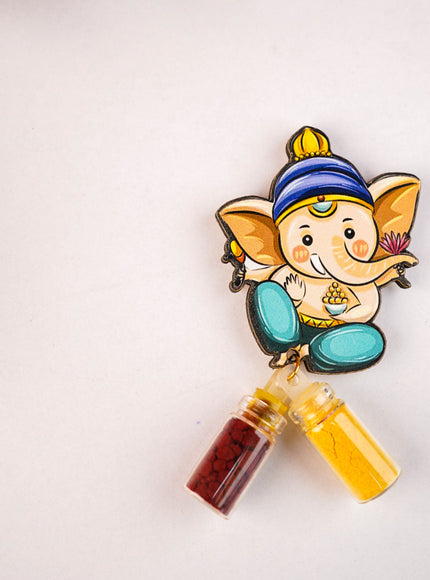 Ganesha Haldi Kumkum Set - WBG1717