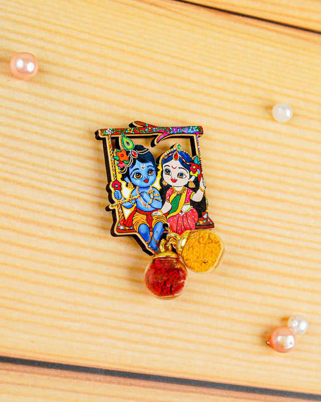 Radhakrishna Haldi Kumkum Set - WBG1720