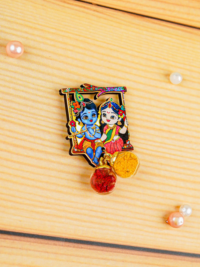 Radhakrishna Haldi Kumkum Set - WBG1720
