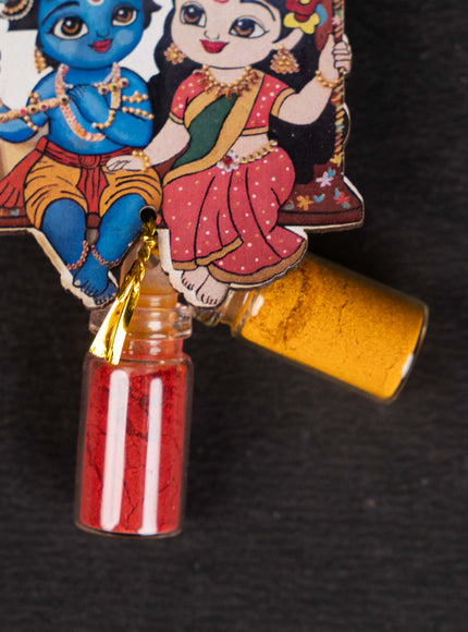 Radhakrishna Haldi Kumkum Set - WBG1720