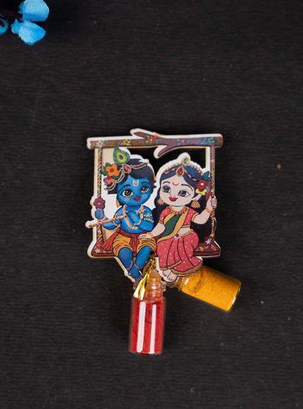 Radhakrishna Haldi Kumkum Set - WBG1720
