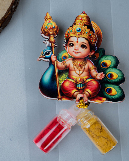Murugan Haldi Kumkum Set - WBG1722