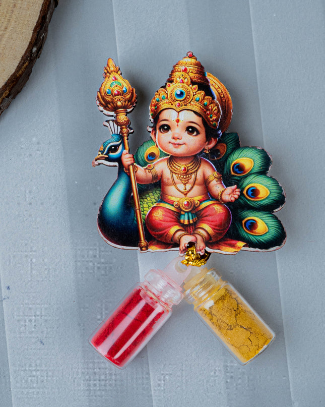 Murugan Haldi Kumkum Set - WBG1722