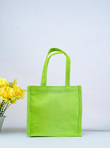 Jute Bag - Flower Design - WBG1751