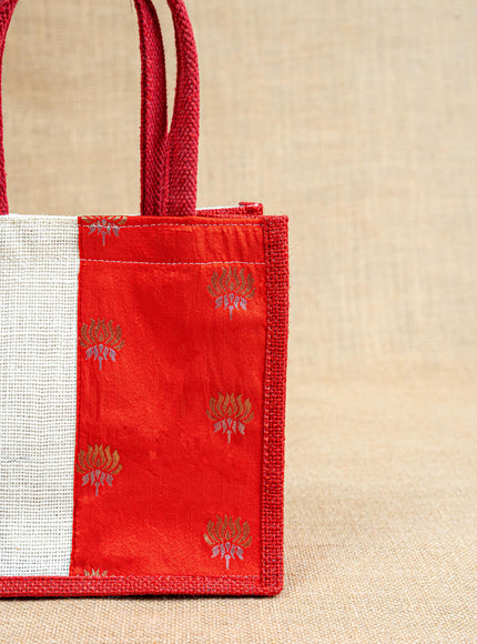 Jute Bag with Contrast Border - WBG1762