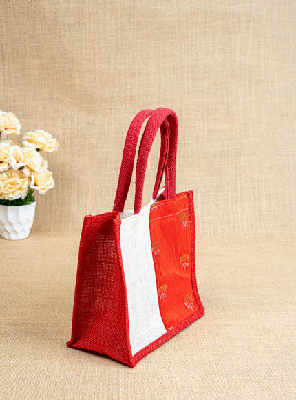 Jute Bag with Contrast Border - WBG1762