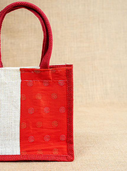 Jute Bag with Contrast Border - WBG1762
