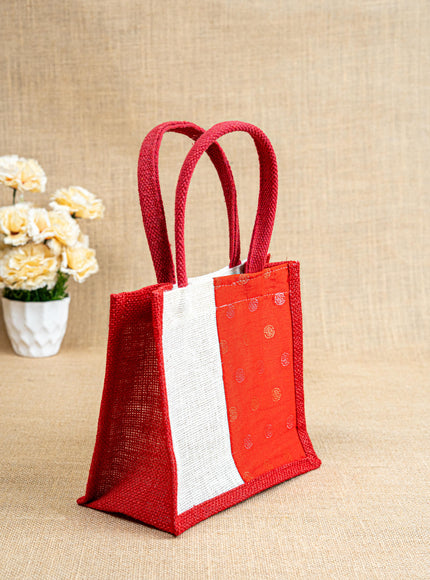 Jute Bag with Contrast Border - WBG1762