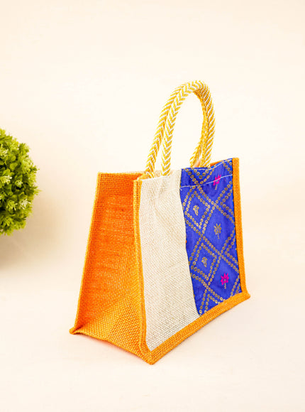 Jute Bag with Contrast Border - WBG1762