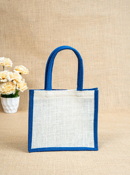 Jute Bag with Contrast Border - WBG1762