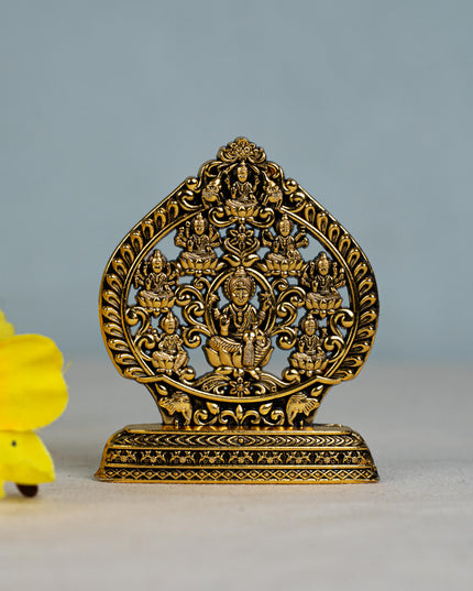Murti - Ashtalakshmi - Gold Antique Finish - 3 inch - WBG1794-1