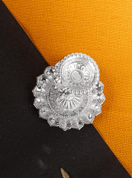 German Silver Annapakshi Diya - 3 inch - WBG1814
