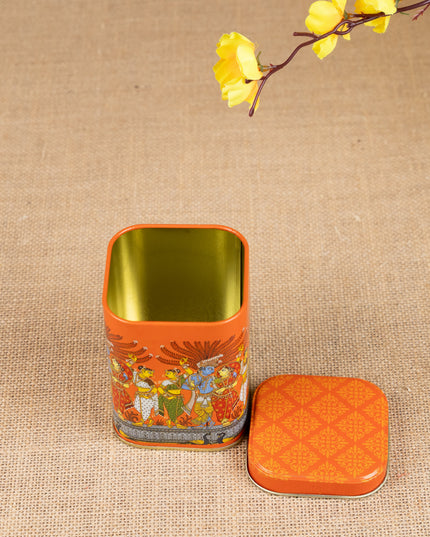 Mural Printed Tin Jar - WBG1855