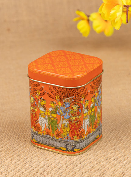 Mural Printed Tin Jar - WBG1855