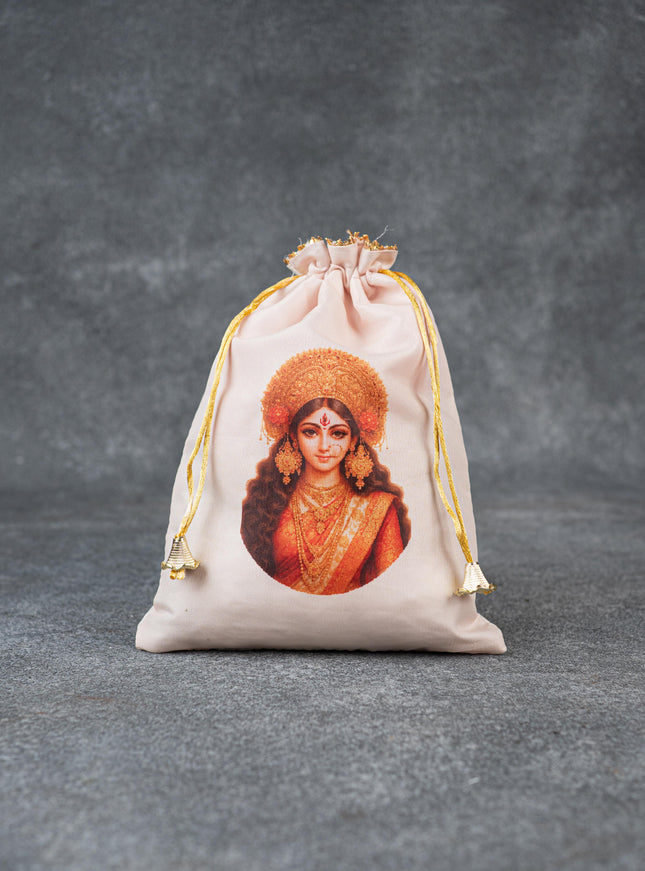Amman Face String Bag - 10x8 inch - WBG1891